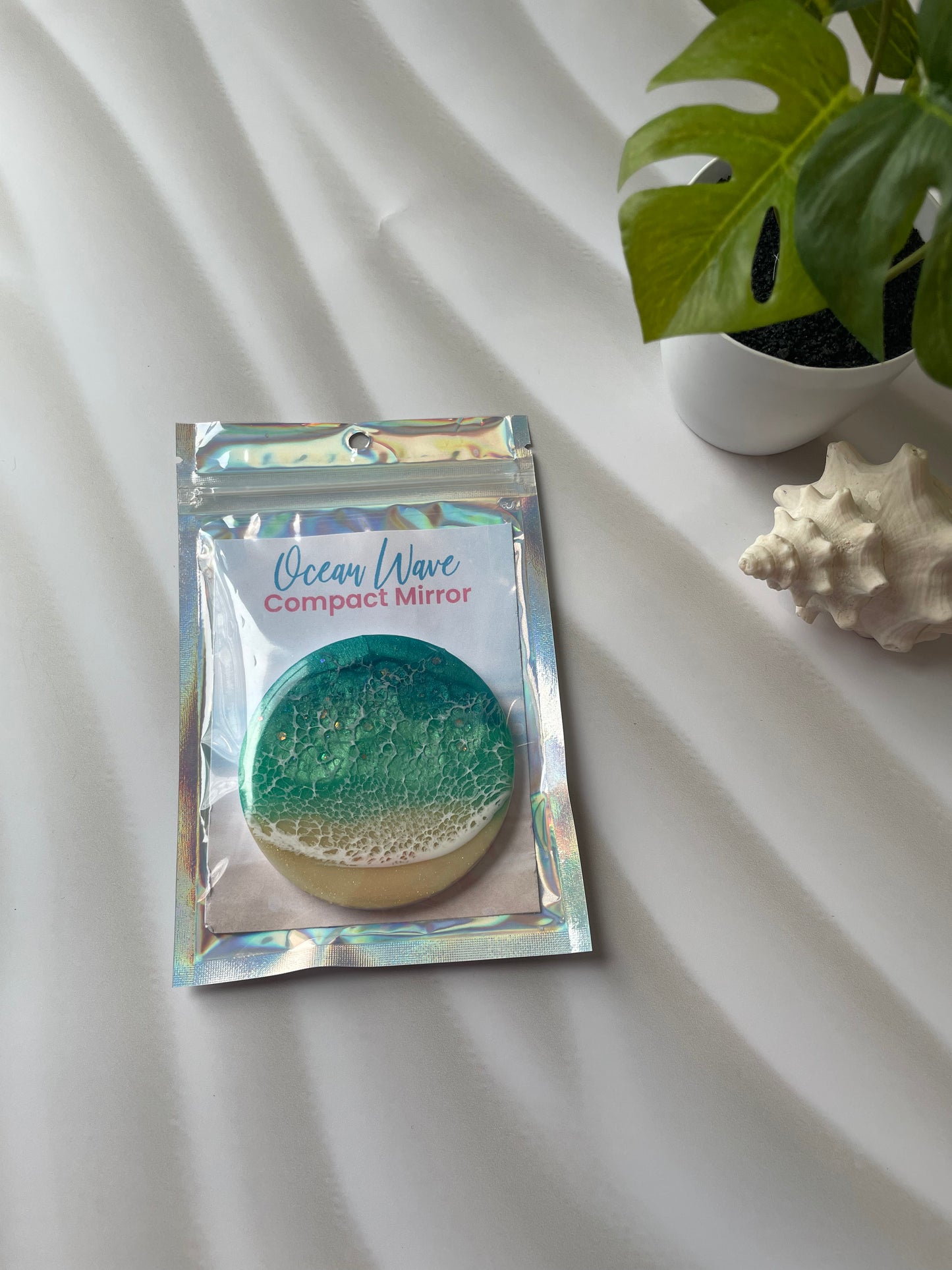 Compact Mirror - Plastic - Art By Taura