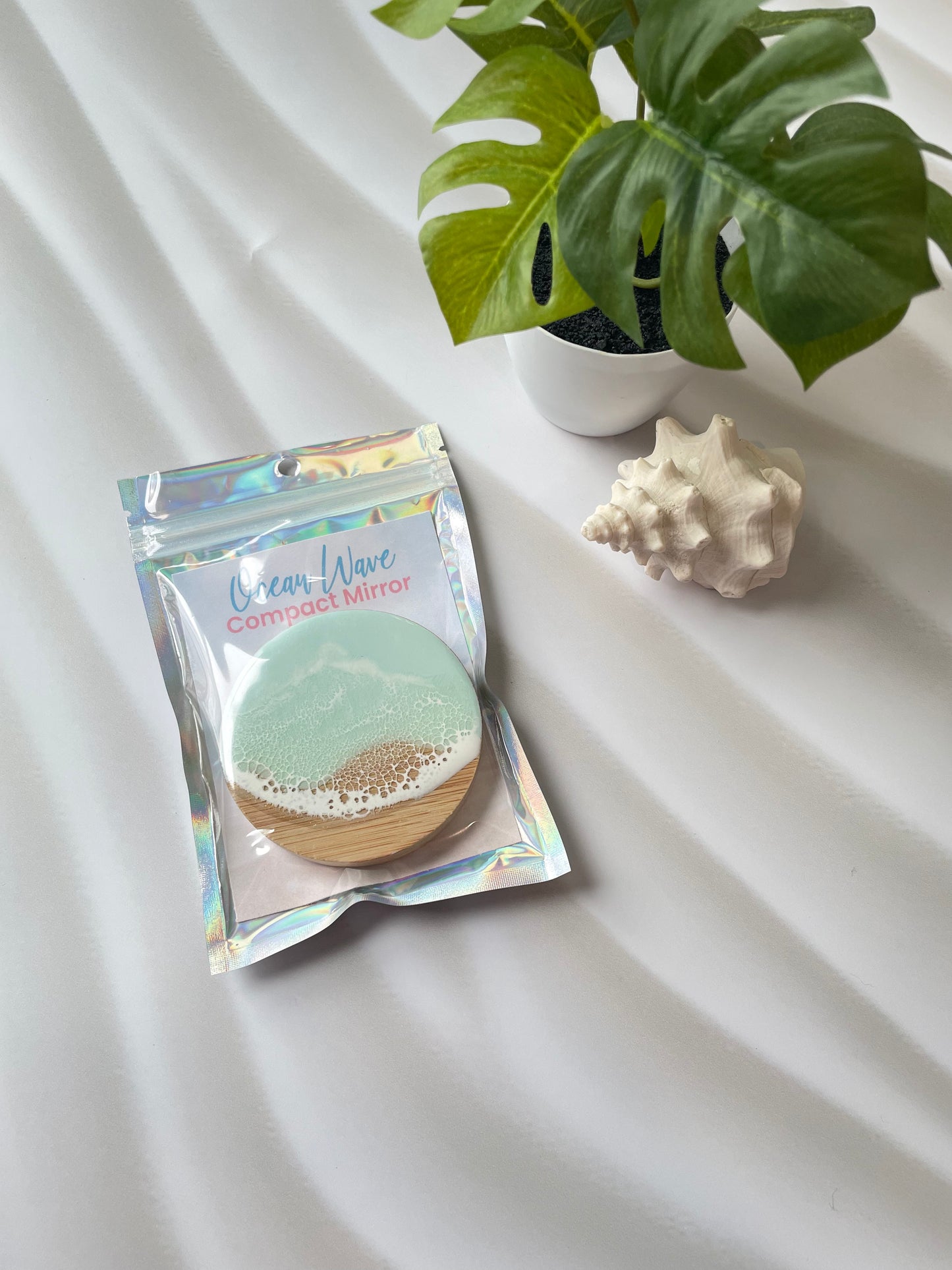 Compact Mirror - Bamboo - Art By Taura