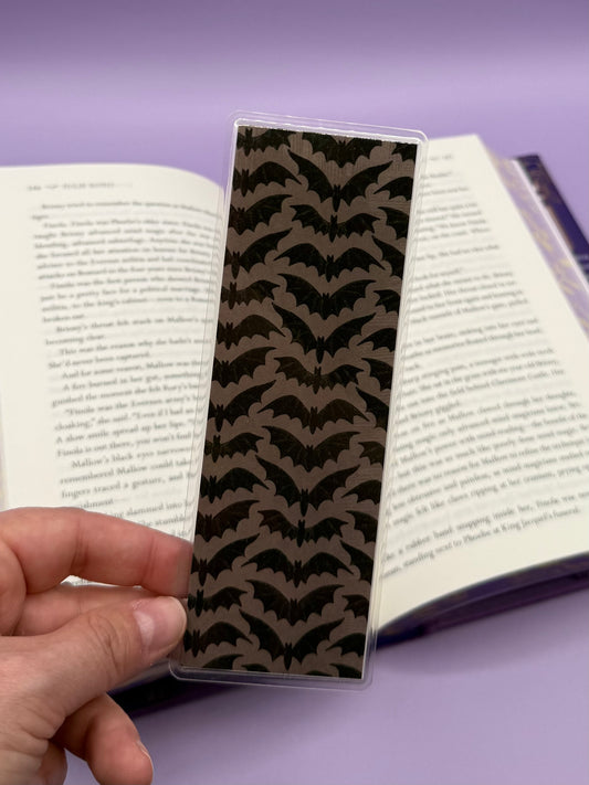 Pin Strip-Bats Double Sided Bookmark - Art By Taura
