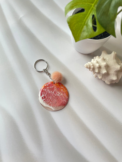 Keychain - Round - Art By Taura