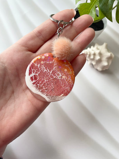 Keychain - Round - Art By Taura