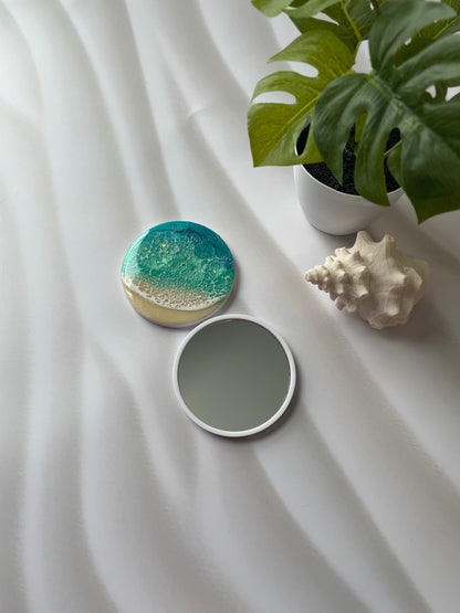 Compact Mirror - Plastic - Art By Taura