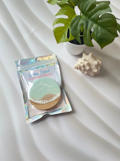 Compact Mirror - Bamboo - Art By Taura