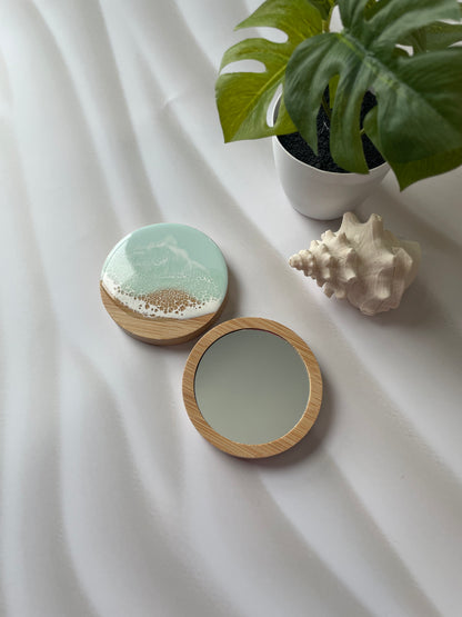 Compact Mirror - Bamboo - Art By Taura