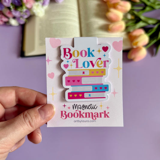 Book Lover Magnetic Bookmark