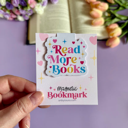 Read More Books Magnetic Bookmark - Art By Taura