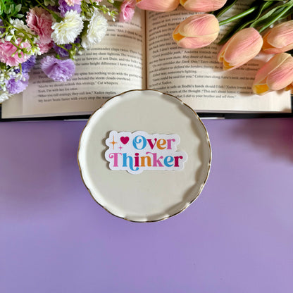 Overthinker Vinyl Sticker - Art By Taura