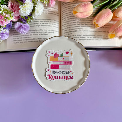 Hotties Read Romance Vinyl Sticker - Art By Taura