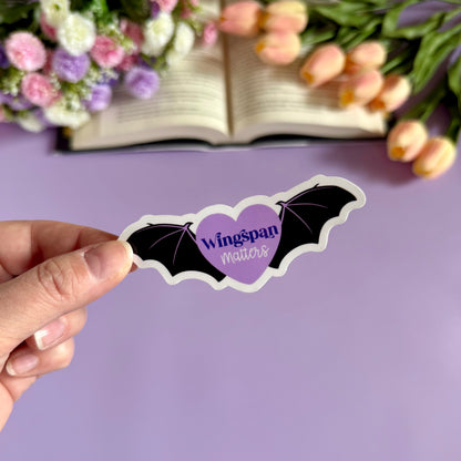 Wingspan Matters Vinyl Sticker - Art By Taura