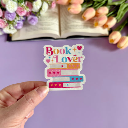 Book Lover Vinyl Sticker - Art By Taura