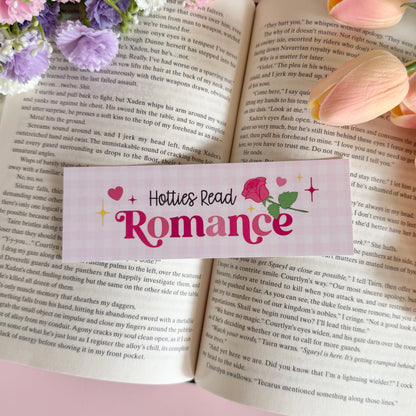 Hotties Read Romance Soft Touch Bookmark - Art By Taura