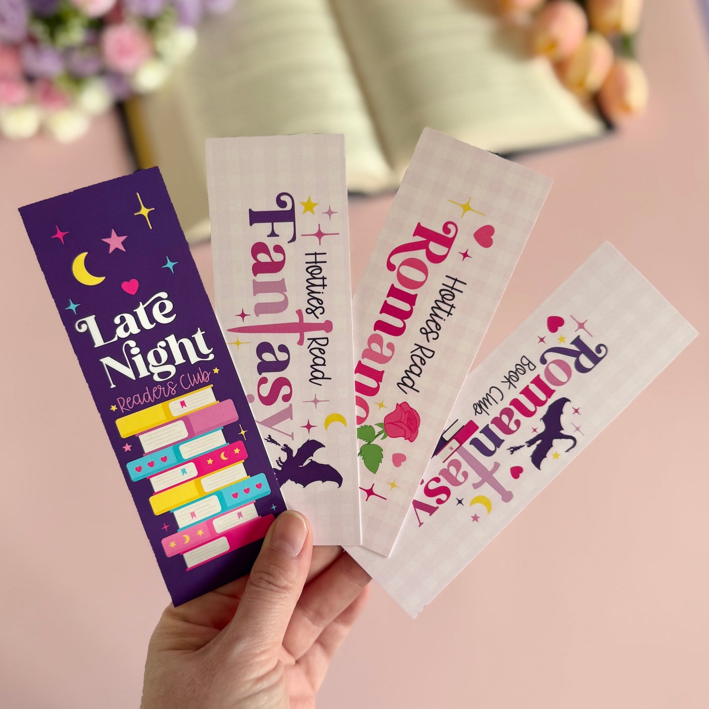 Hotties Read Fantasy Soft Touch Bookmark