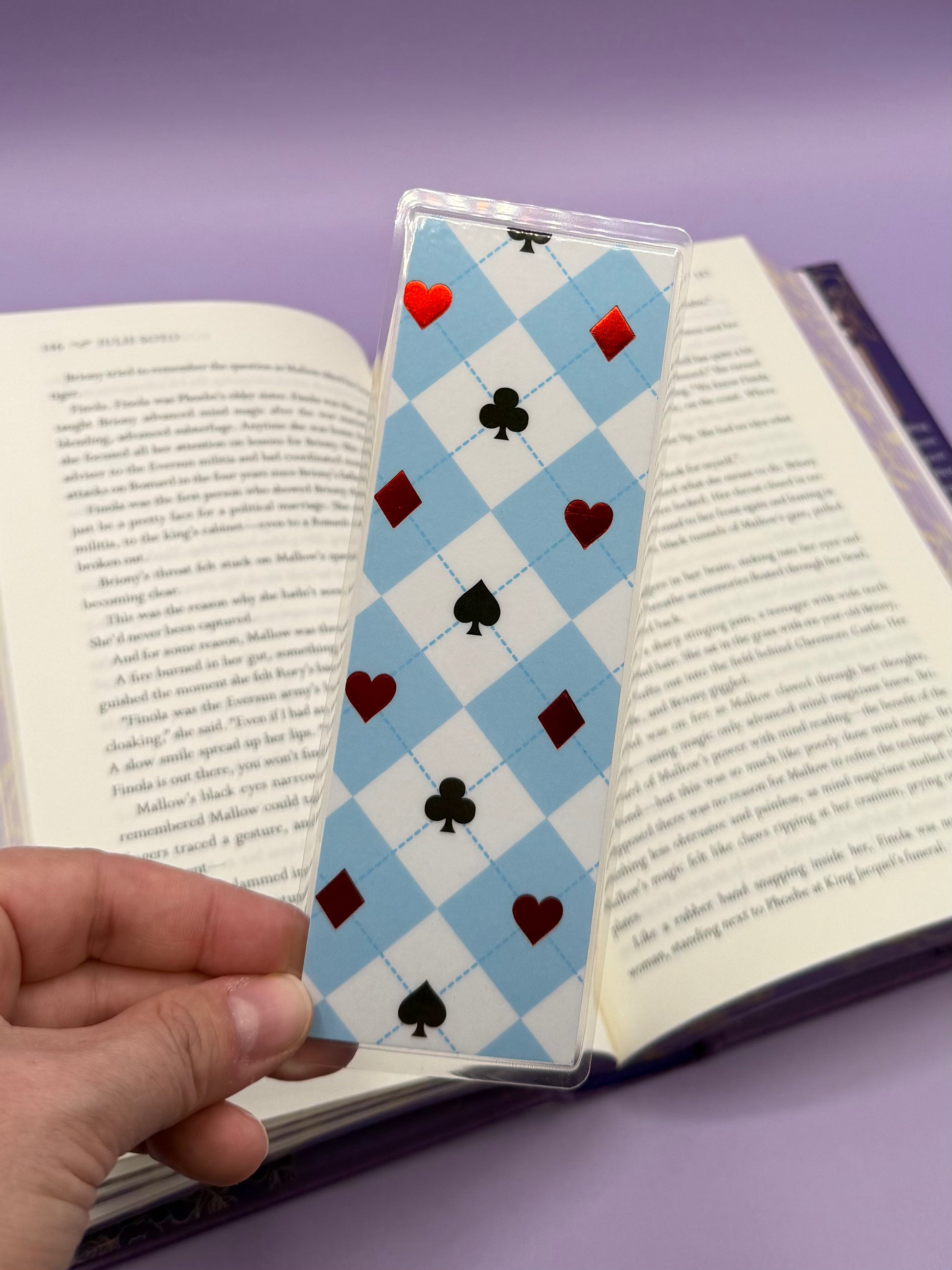 Card Deck-Roses Double Sided Bookmark - Art By Taura