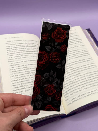 Card Deck-Roses Double Sided Bookmark - Art By Taura