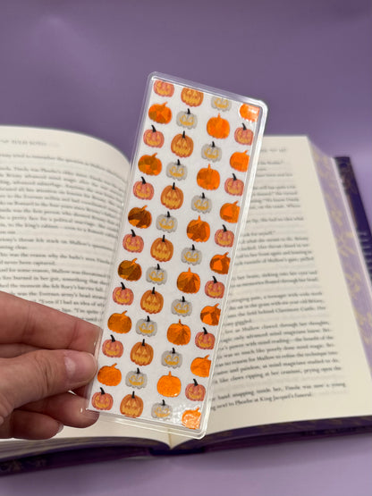 Pumpkin-Type Double Sided Bookmark - Art By Taura