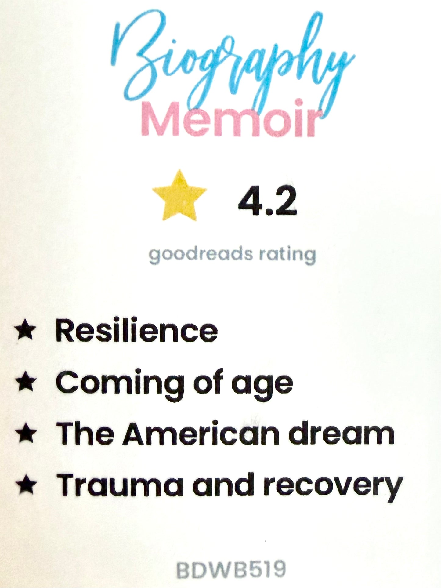 Blind Date with a Book #519