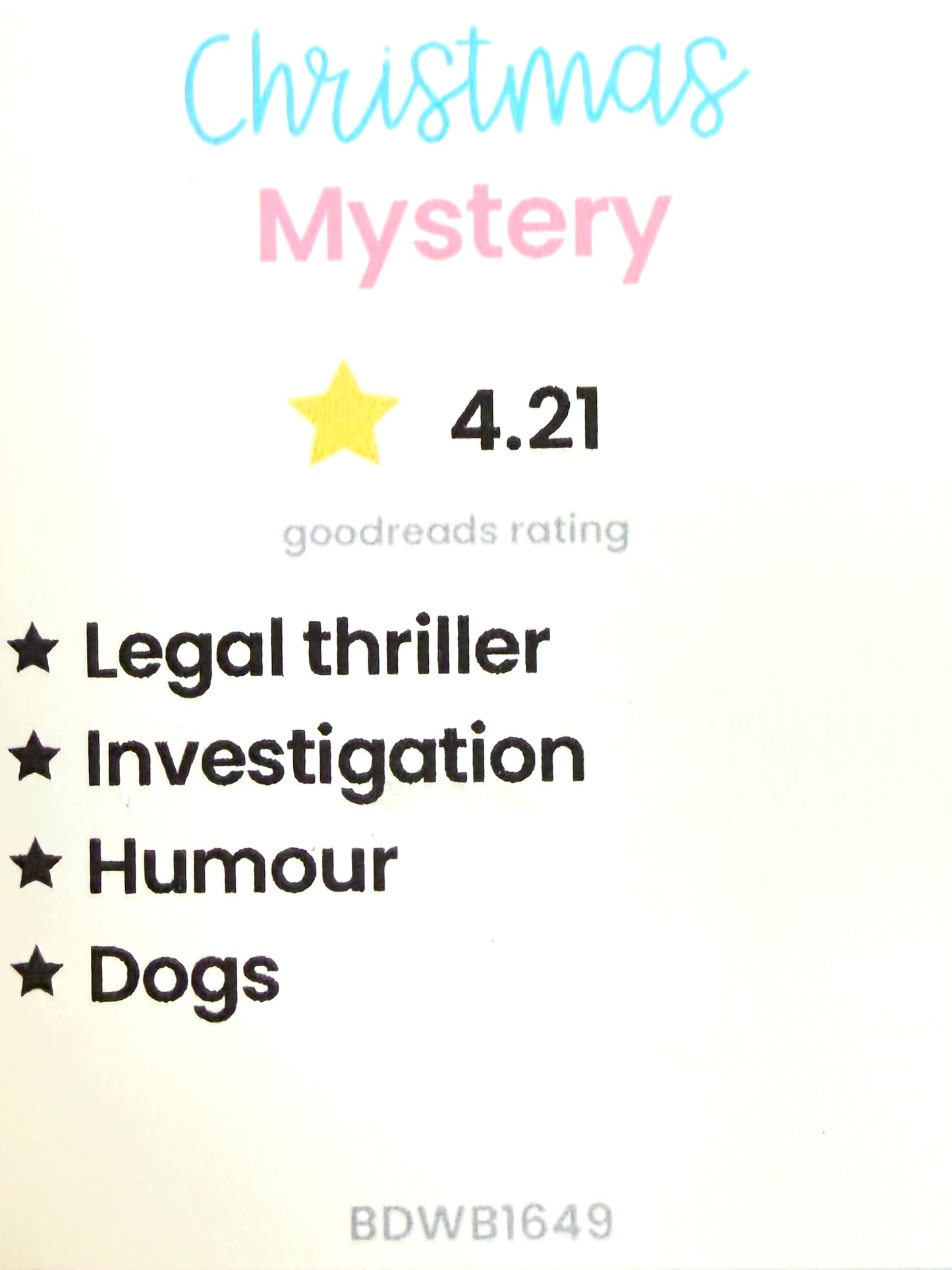 Blind Date with a Book #1649