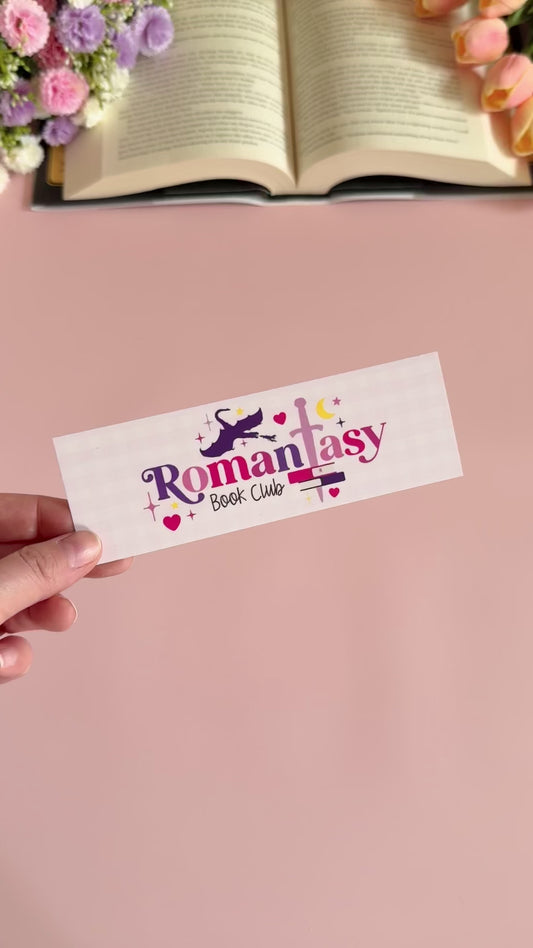 Romantasy Book Club Soft Touch Bookmark