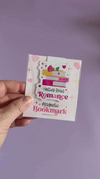 Hotties Read Romance Magnetic Bookmark
