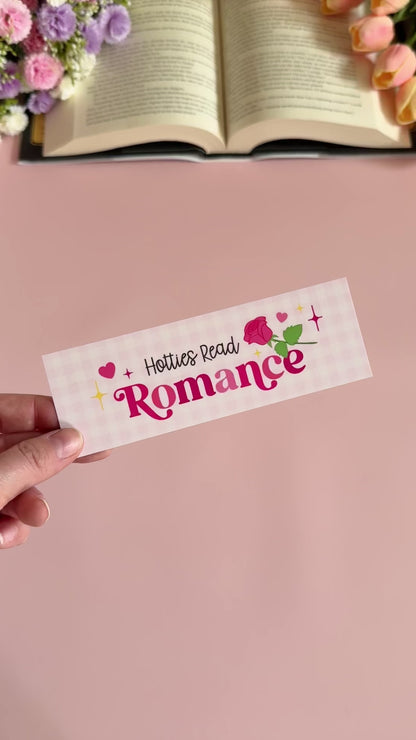 Hotties Read Romance Soft Touch Bookmark