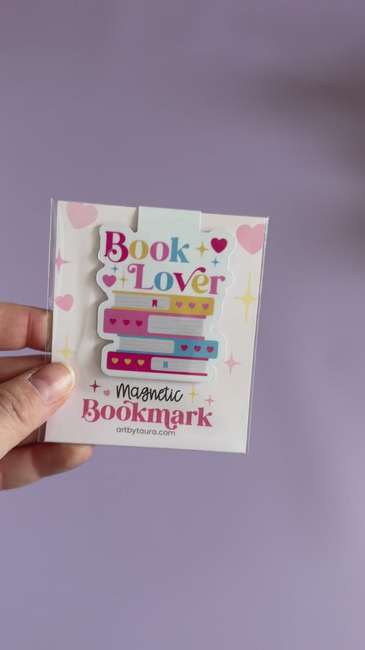 Book Lover Magnetic Bookmark