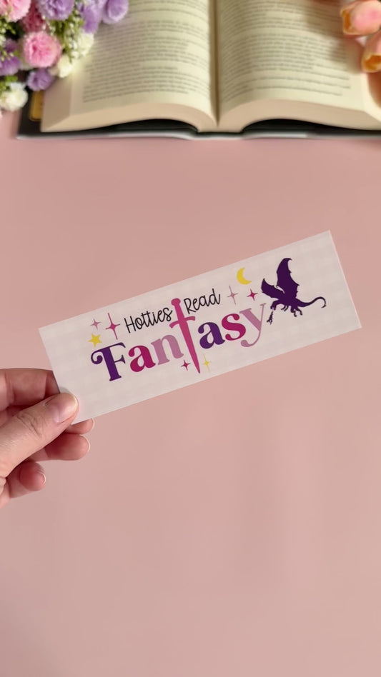 Hotties Read Fantasy Soft Touch Bookmark
