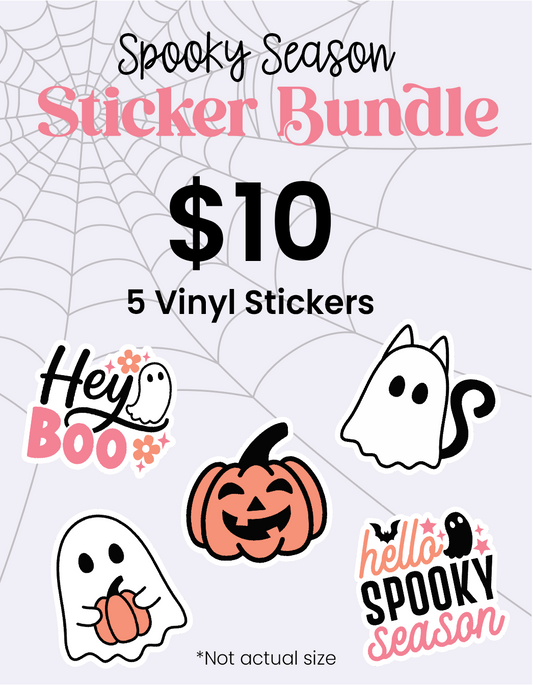 Spooky Season Sticker Bundle A - Art By Taura