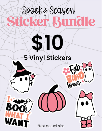 Spooky Season Sticker Bundle B - Art By Taura